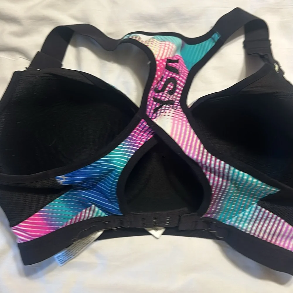 Victoria’s Secret sports bra multicolor size 32DDD - Picture 2 of 2